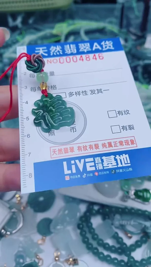 颈饰未镶嵌翡翠00004846