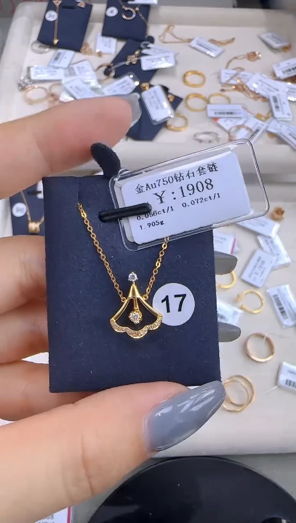 套链钻石18K金镶嵌168800