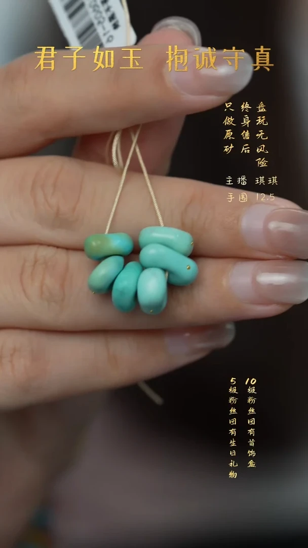 未镶嵌绿松石V73（多样性发一件）散珠