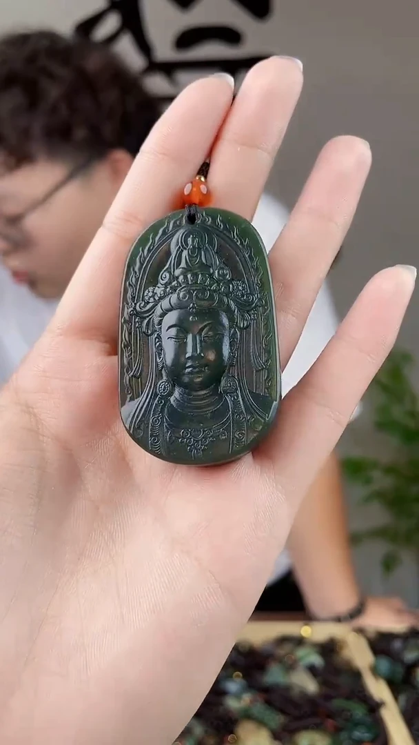 和田玉未镶嵌挂件拍一发一，多样性发货
