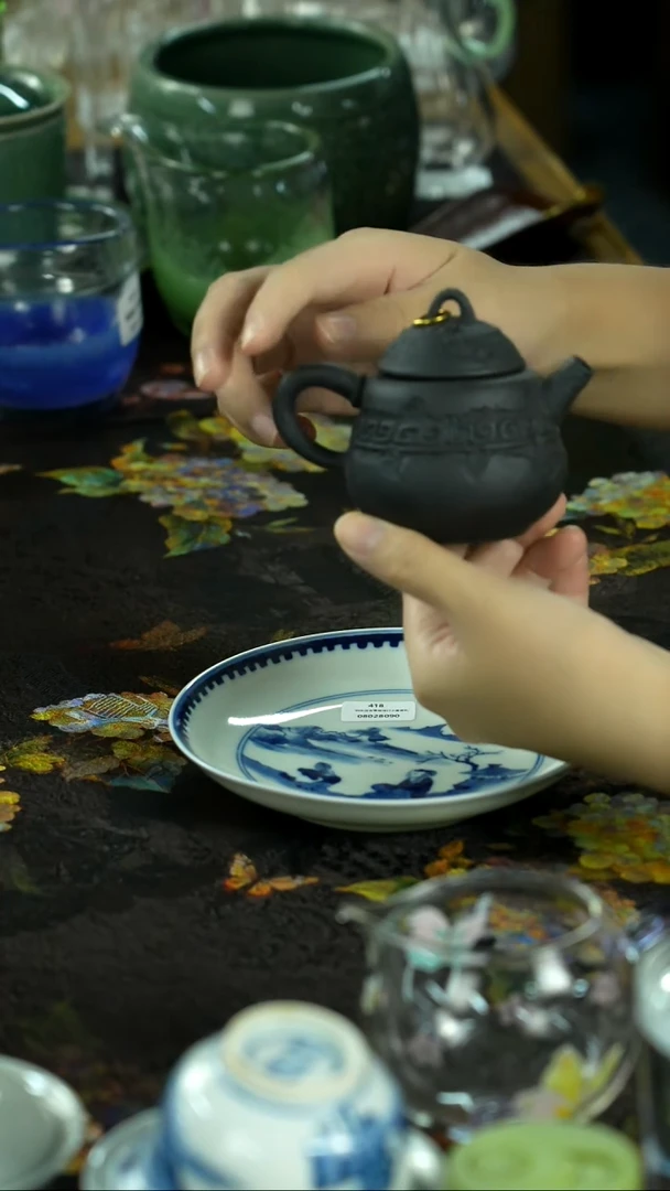 中秋国庆景德镇手绘瓷器