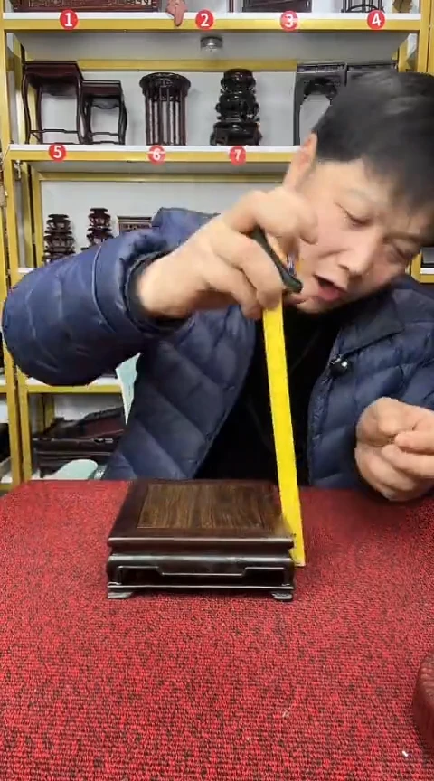 【闪购商品】紫檀木类家具14cm正方底座************