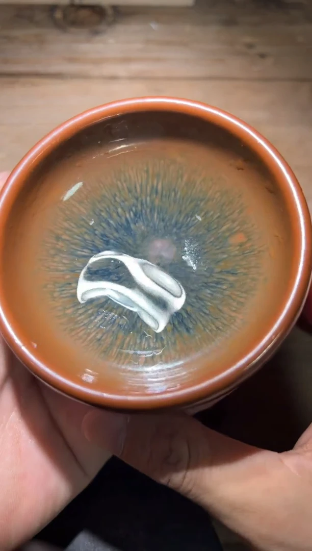 茶盏老木头精品柴烧307