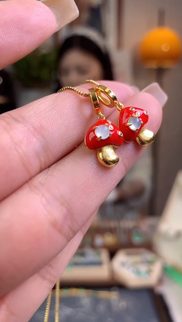 翡翠银S925镶嵌吊坠(不含链)【挽石珠宝】蛋面多样性发货