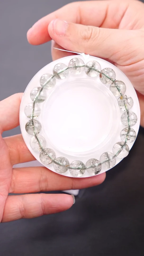 【闪购商品】水晶单圈未镶嵌Q044绿幽灵单圈10mm