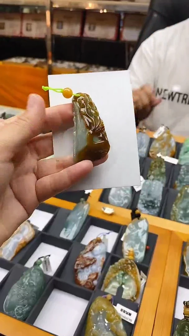 【闪购商品】翡翠颈饰未镶嵌挂件