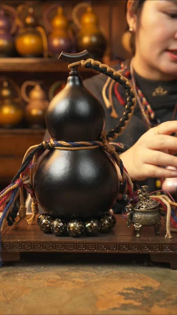 497大漆一物一拍记葫堂出品【不带手串】