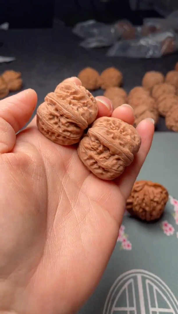 把件文玩核桃w159 元宝36尺小水尖