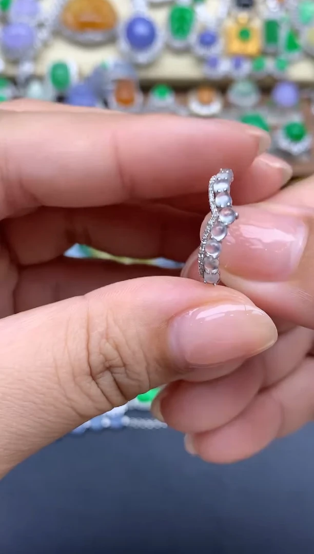 翡翠18K金镶嵌颈饰154-春日珠宝