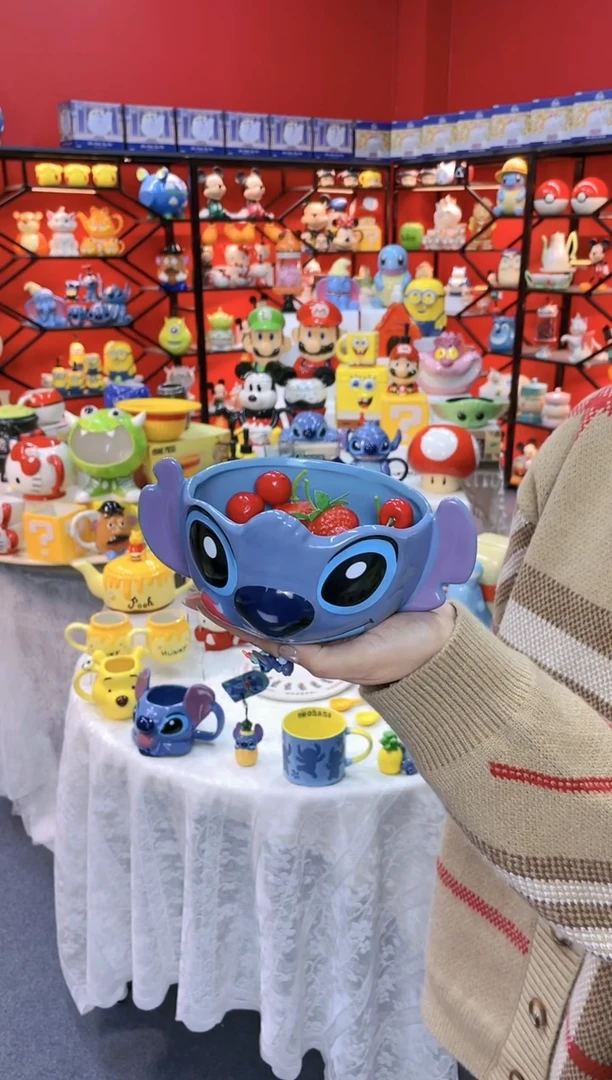 【闪购商品】1@@史迪奇水果沙拉碗