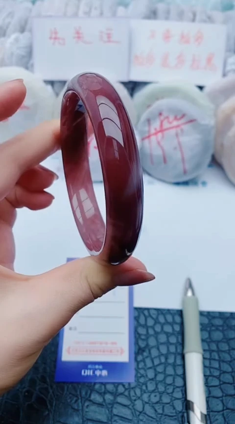 未镶嵌手镯石英质玉x79+63-64