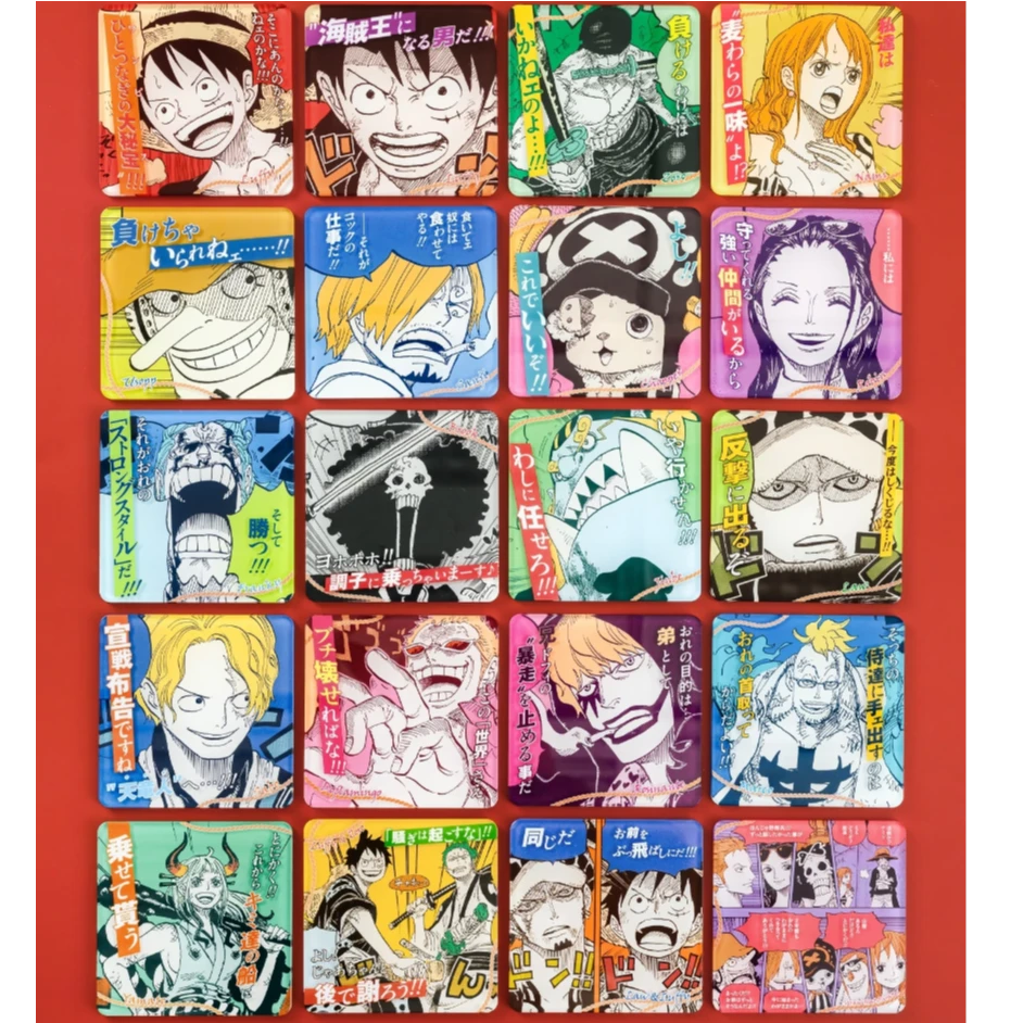 海贼王进口徽章,正版日谷,谷子,吧唧,盲盒,拆卡,JS原画杯垫