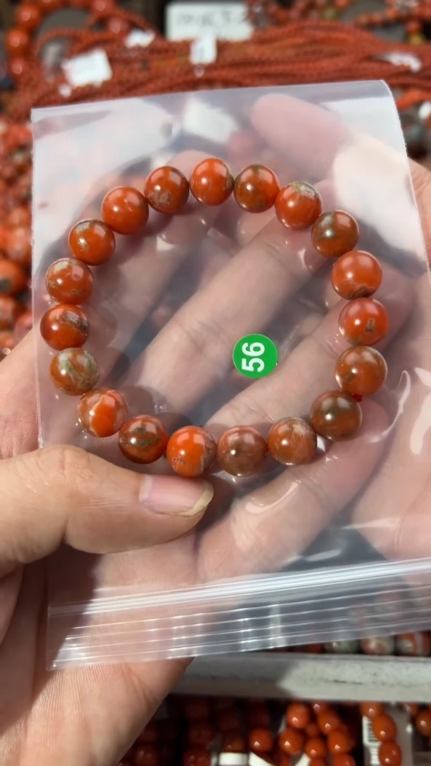 南红玛瑙手串未镶嵌10