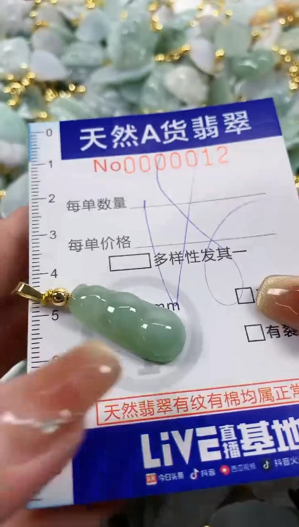 颈饰未镶嵌翡翠天然A货翡翠