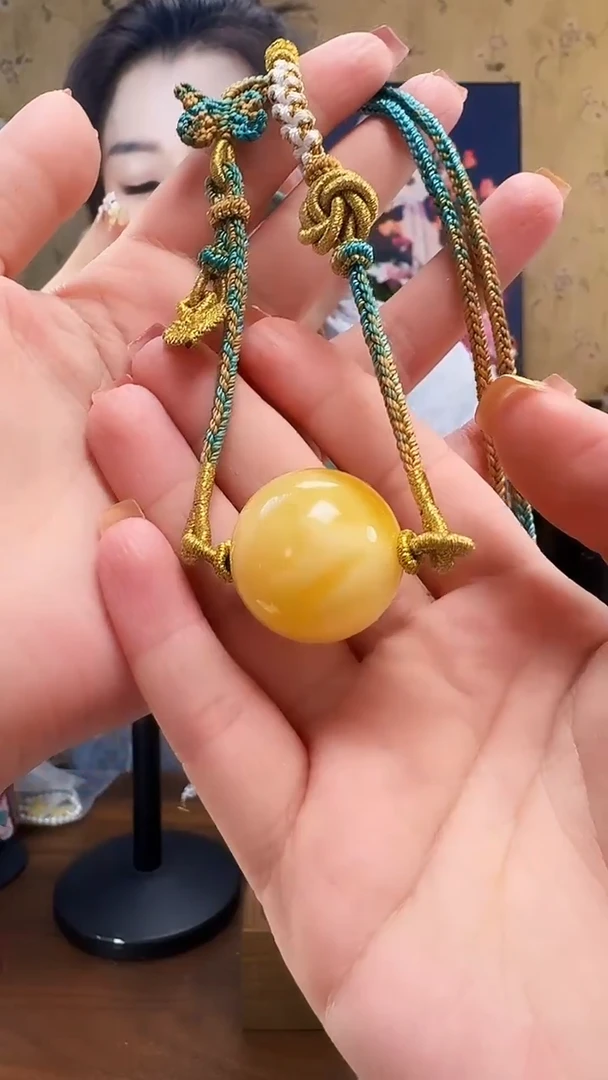 未镶嵌蜜蜡裸石1387项链
