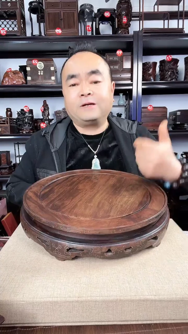 【闪购商品】木492瑕疵老李红木工艺品
