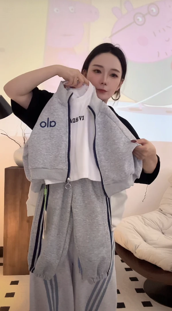 【阿圆专属】男女童同款儿童运动卫衣套装2025秋冬季韩系两件套