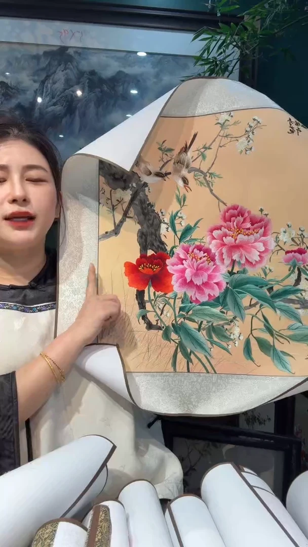 刺绣非遗苏绣手工工艺品软裱