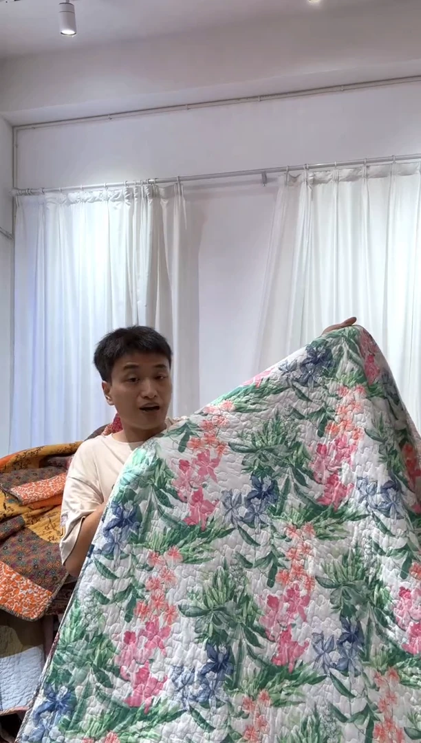 棉220*230纯棉床盖44号微瑕