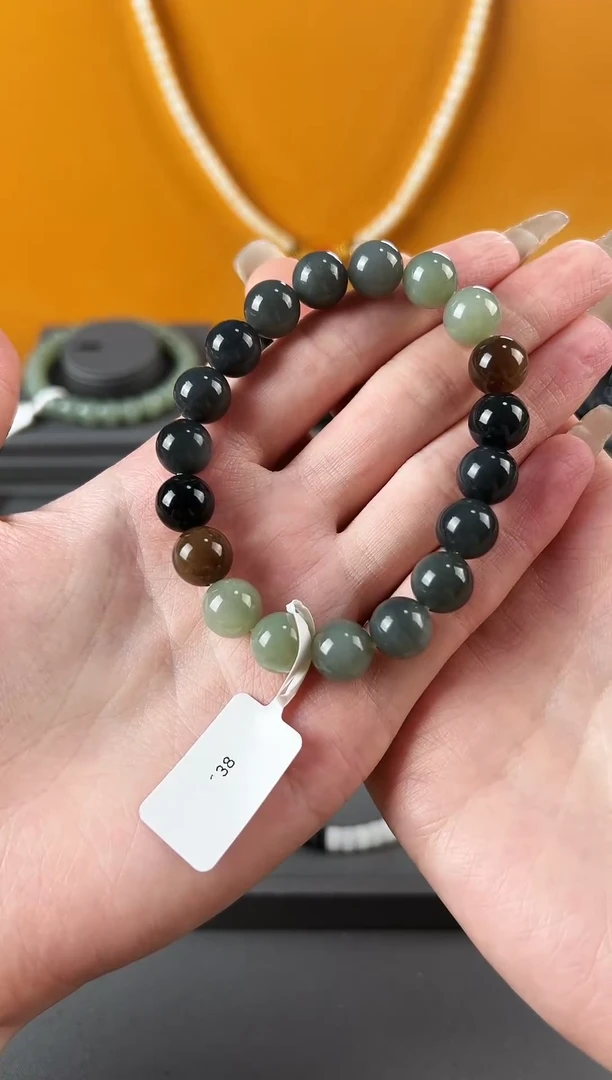 未镶嵌手串和田玉38楼兰卡10mm