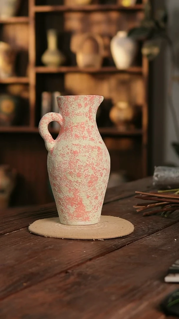 摆件14-346 陶瓷花器高30口径10