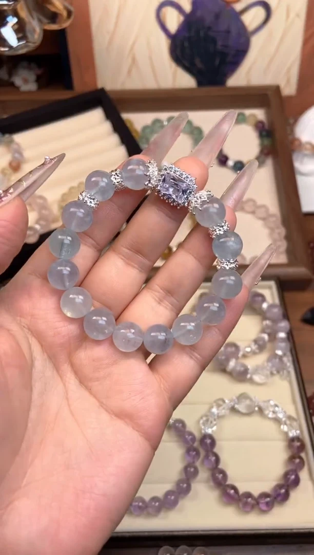 【闪购商品】水晶手链未镶嵌海蓝宝