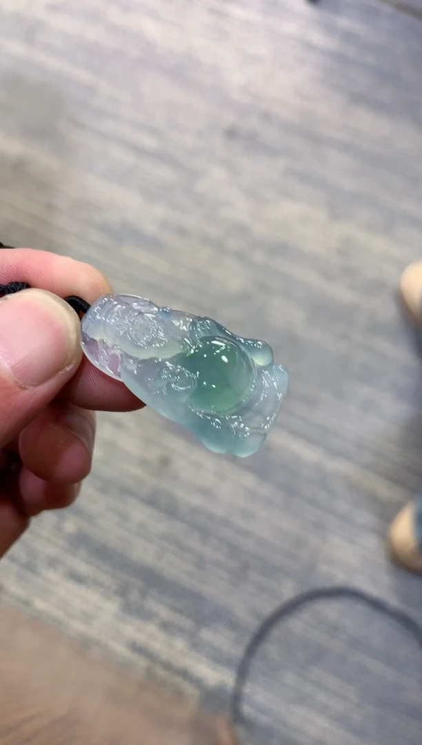 颈饰未镶嵌翡翠天然A货翡翠