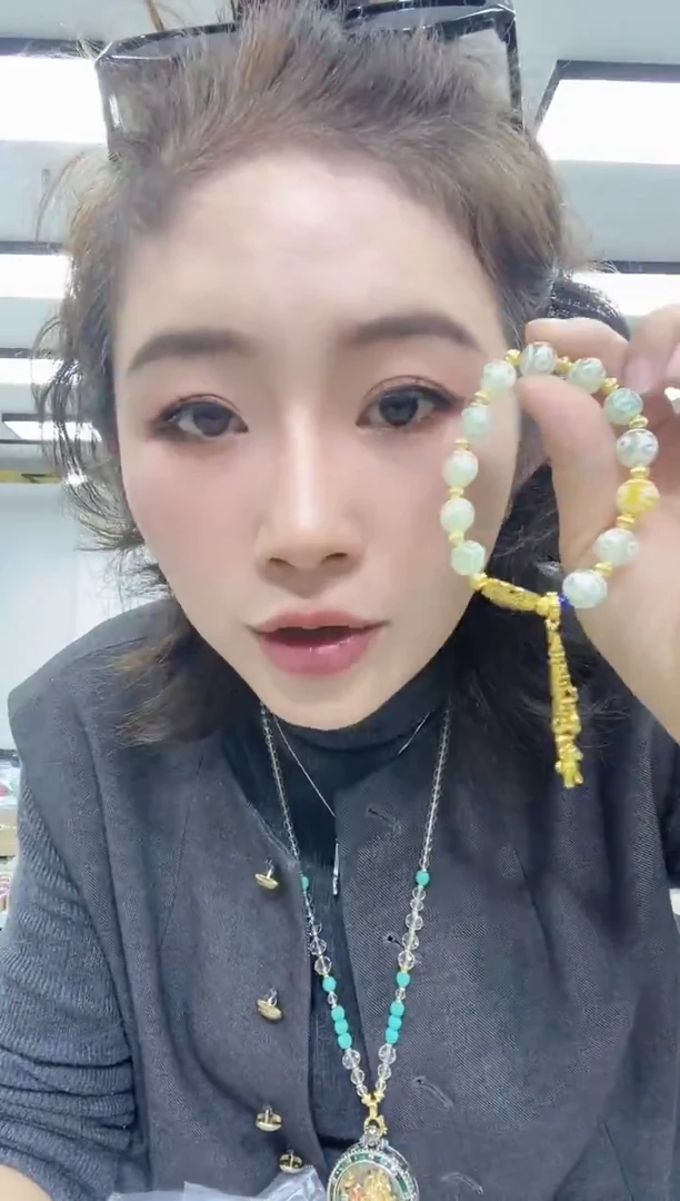 玛瑙/玉髓颈饰合金1067单圈