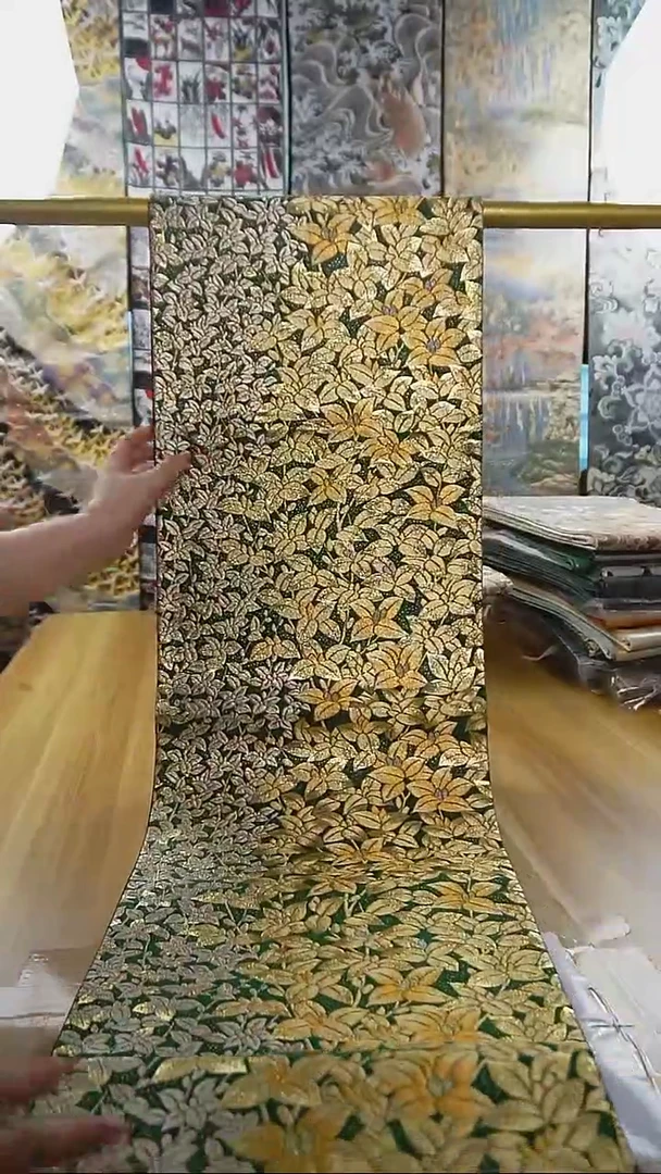 【闪购商品】织绣织锦88织金花卉