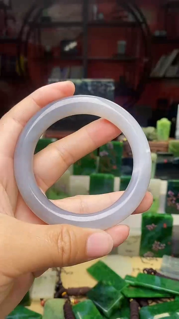 和田玉手镯未镶嵌31  60