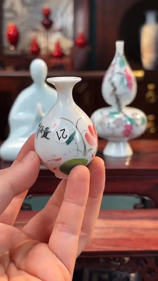 【闪购商品】摆件纯手工手绘原创瓷器