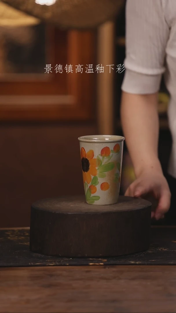 陶瓷景德镇高温釉下手绘陶瓷343