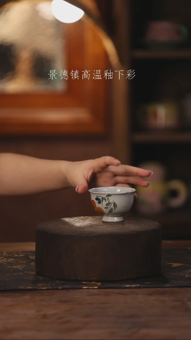 陶瓷景德镇高温釉下手绘陶瓷418