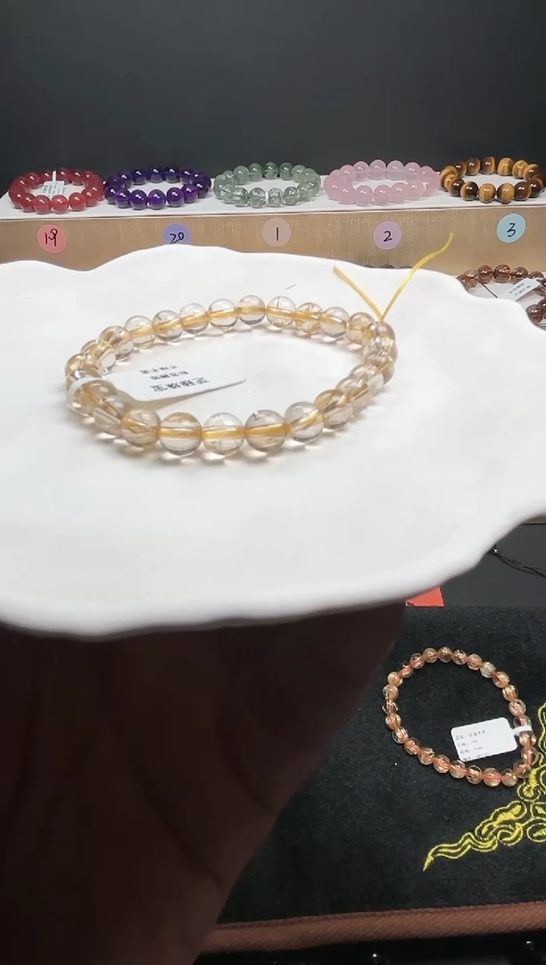 【闪购商品】水晶手串未镶嵌金钛晶手串