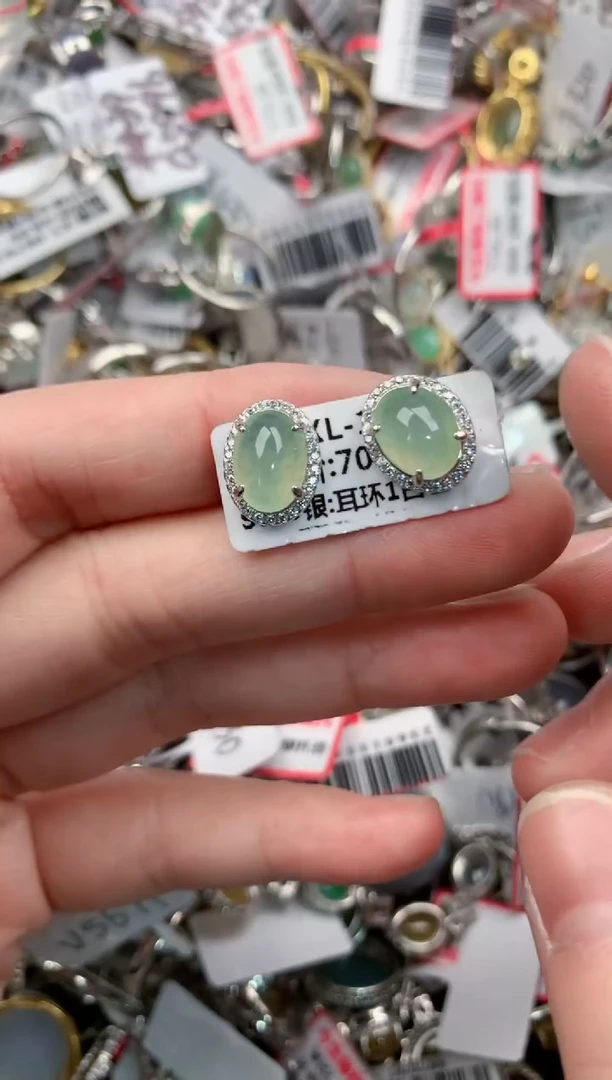 银S925镶嵌戒指翡翠333    5