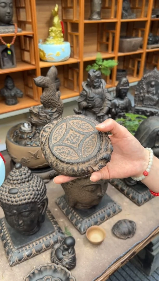 陶土【火山泥】金蟾小底座