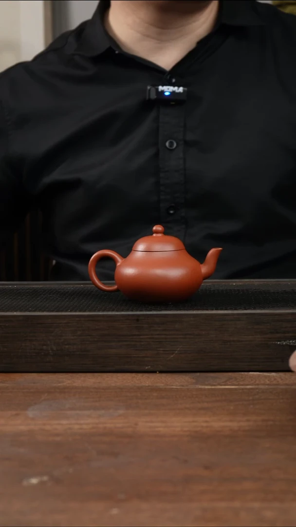 茶杯紫砂朱泥梨形     130CC