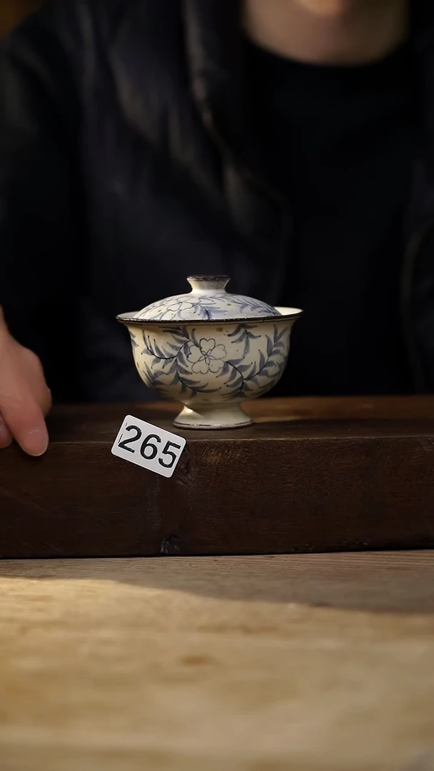 瓷片设计师手作！！！落单设计师福利！！盖碗