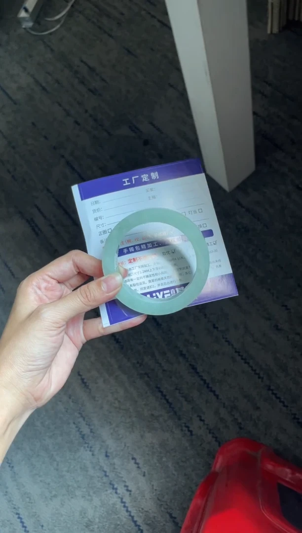 未镶嵌手镯定制翡翠芙蓉满绿定制手镯YPX001/DZS