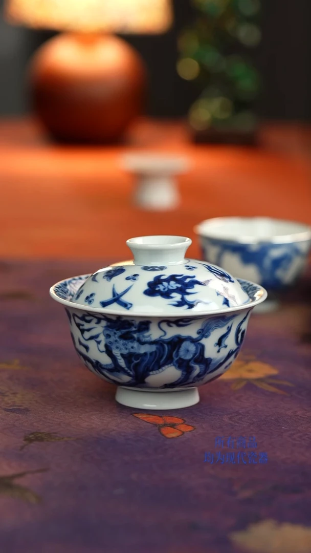 阿*a张哈哈陶瓷内膜印盖碗落地价