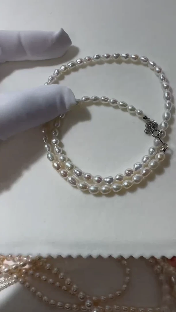 【闪购商品】淡水珍珠项链未镶嵌淡水小巴 6
