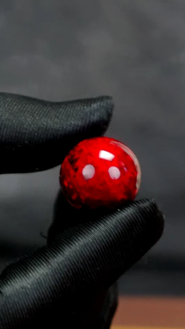 疯子大漆赤宝砂20mm