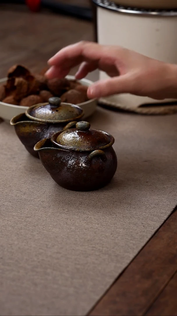 茶壶紫砂柴烧宝瓶