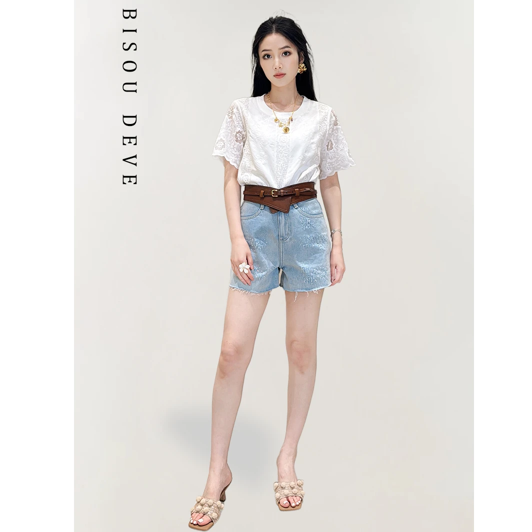 【黄蓉推荐】月光蕾丝上衣MA07018613