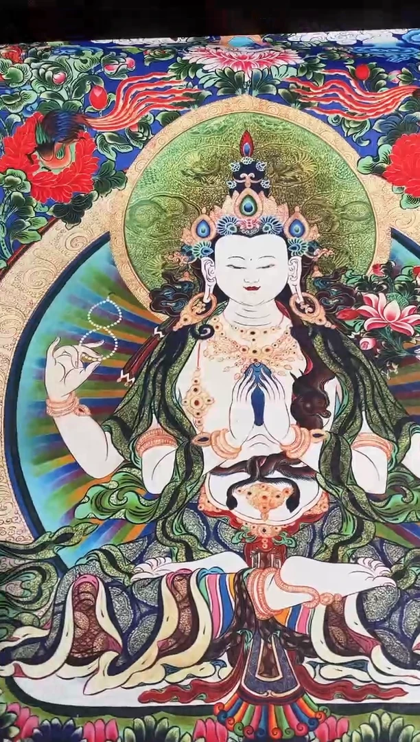 卷轴画路路的唐卡tk160