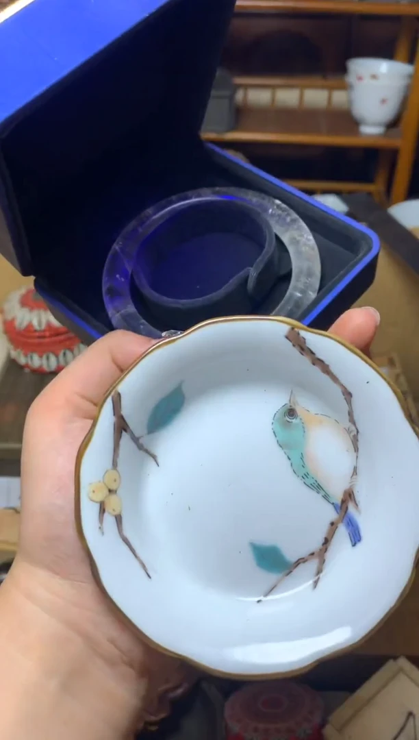 紫砂盖碗瓷器默认微瑕瓷器