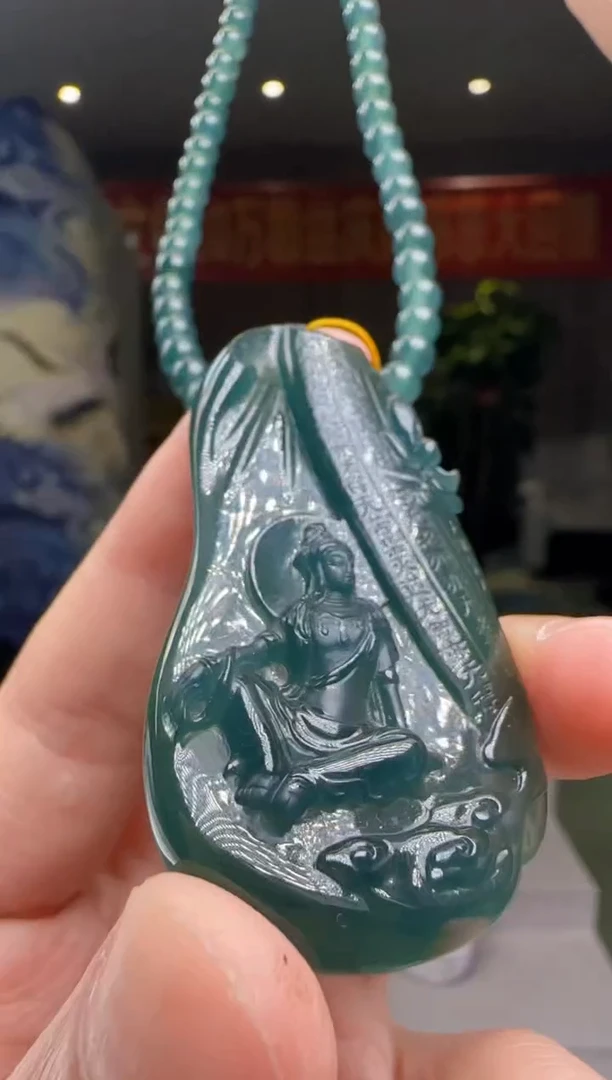 翡翠未镶嵌吊坠(赠链)DY@@WS50627032