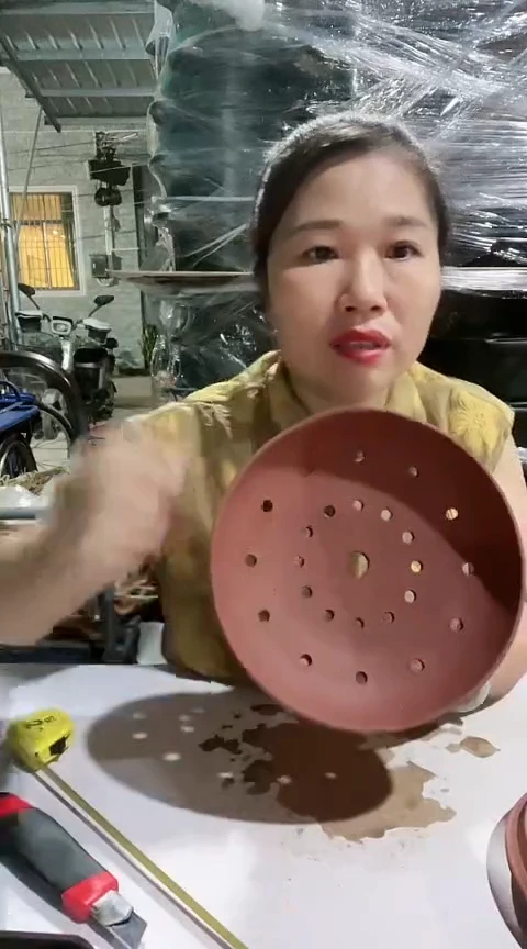 大瑕疵色差裂紫砂蒸架