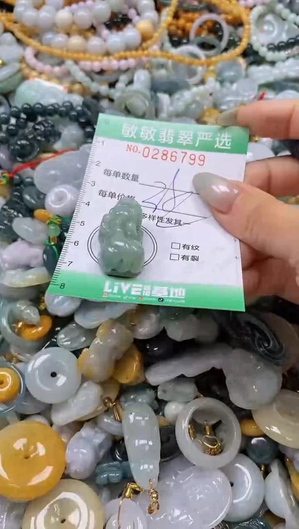 翡翠未镶嵌颈饰闪购0286799多样性发其一
