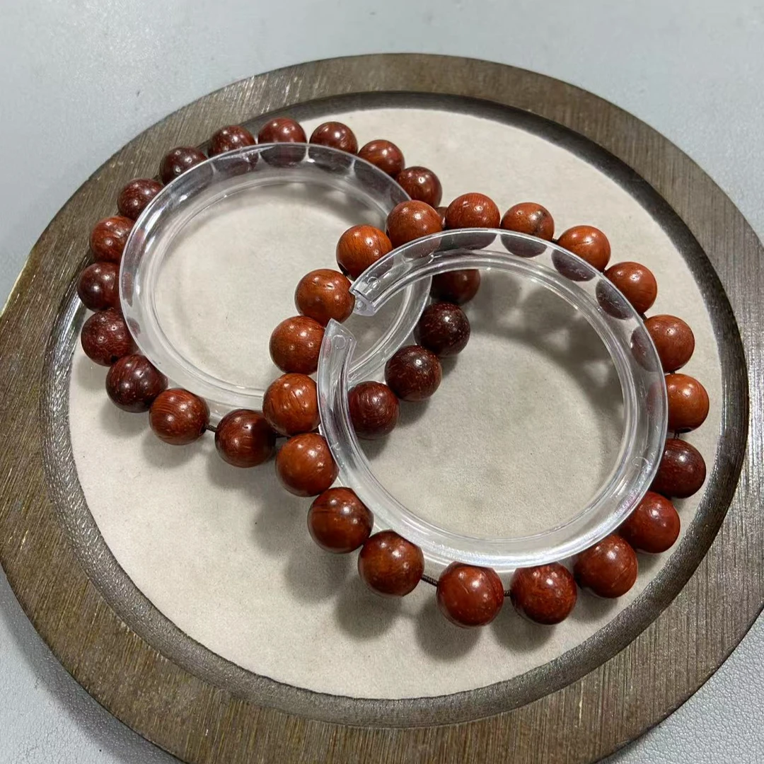 B869血檀圆珠卡1.0单圈手串